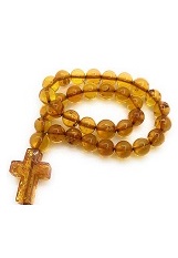 extraordinary teeny-tiny baltic amber rosary for babies and kids